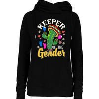 Cinco De Mayo Baby Shower Gender Reveal Keeper Of The Gender Womens Funnel Neck Pullover Hood