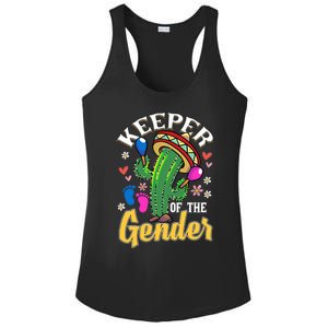 Cinco De Mayo Baby Shower Gender Reveal Keeper Of The Gender Ladies PosiCharge Competitor Racerback Tank