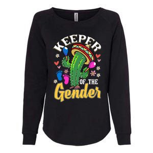 Cinco De Mayo Baby Shower Gender Reveal Keeper Of The Gender Womens California Wash Sweatshirt