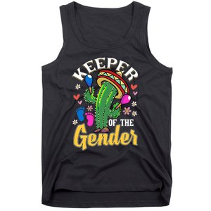 Cinco De Mayo Baby Shower Gender Reveal Keeper Of The Gender Tank Top