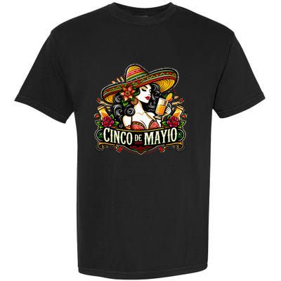 Cinco De Mayo Lets Fiesta Squad 5 De Mayo Mexican 2024 Garment-Dyed Heavyweight T-Shirt