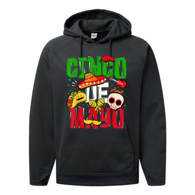 Cinco De Mayo Mexican Fiesta 5 De Mayo Performance Fleece Hoodie