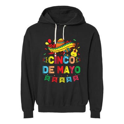 Cinco De Mayo Mexican Fiesta 5 De Mayo Garment-Dyed Fleece Hoodie