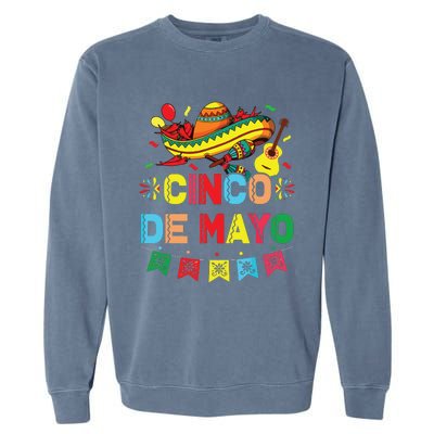 Cinco De Mayo Mexican Fiesta 5 De Mayo Garment-Dyed Sweatshirt