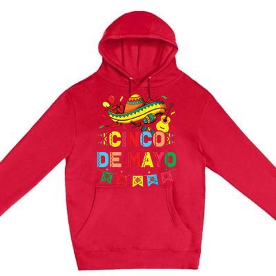 Cinco De Mayo Mexican Fiesta 5 De Mayo Premium Pullover Hoodie