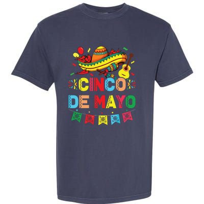 Cinco De Mayo Mexican Fiesta 5 De Mayo Garment-Dyed Heavyweight T-Shirt