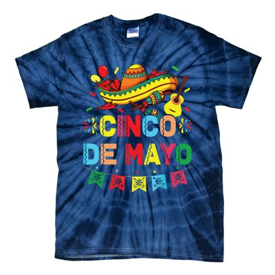 Cinco De Mayo Mexican Fiesta 5 De Mayo Tie-Dye T-Shirt