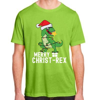 Christmas Dinosaur Merry Christrex Tree Rex Christmas Cute Gift Adult ChromaSoft Performance T-Shirt