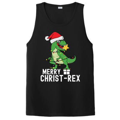 Christmas Dinosaur Merry Christrex Tree Rex Christmas Cute Gift PosiCharge Competitor Tank