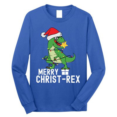 Christmas Dinosaur Merry Christrex Tree Rex Christmas Cute Gift Long Sleeve Shirt