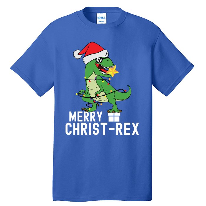 Christmas Dinosaur Merry Christrex Tree Rex Christmas Cute Gift Tall T-Shirt