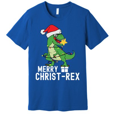 Christmas Dinosaur Merry Christrex Tree Rex Christmas Cute Gift Premium T-Shirt