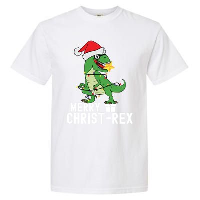 Christmas Dinosaur Merry Christrex Tree Rex Christmas Cute Gift Garment-Dyed Heavyweight T-Shirt