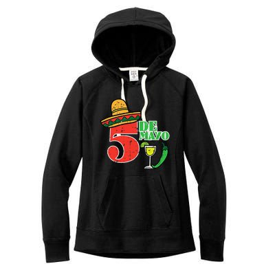 Cinco De Mayo 5 Cinco De Mayo Mexican Fiesta Party Women's Fleece Hoodie