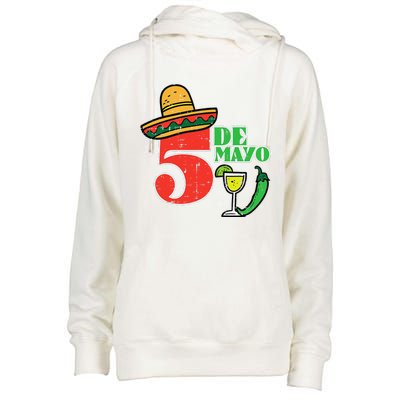 Cinco De Mayo 5 Cinco De Mayo Mexican Fiesta Party Womens Funnel Neck Pullover Hood