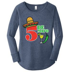 Cinco De Mayo 5 Cinco De Mayo Mexican Fiesta Party Women's Perfect Tri Tunic Long Sleeve Shirt