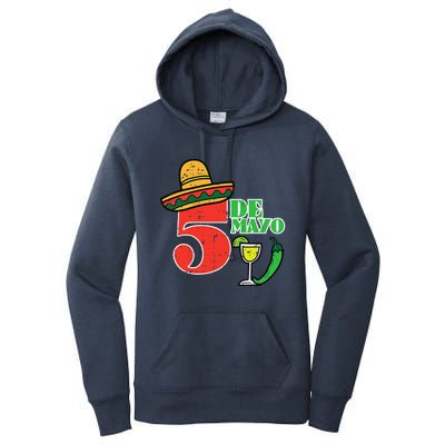 Cinco De Mayo 5 Cinco De Mayo Mexican Fiesta Party Women's Pullover Hoodie