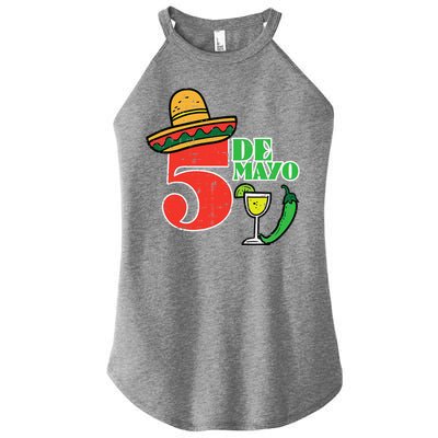 Cinco De Mayo 5 Cinco De Mayo Mexican Fiesta Party Women’s Perfect Tri Rocker Tank