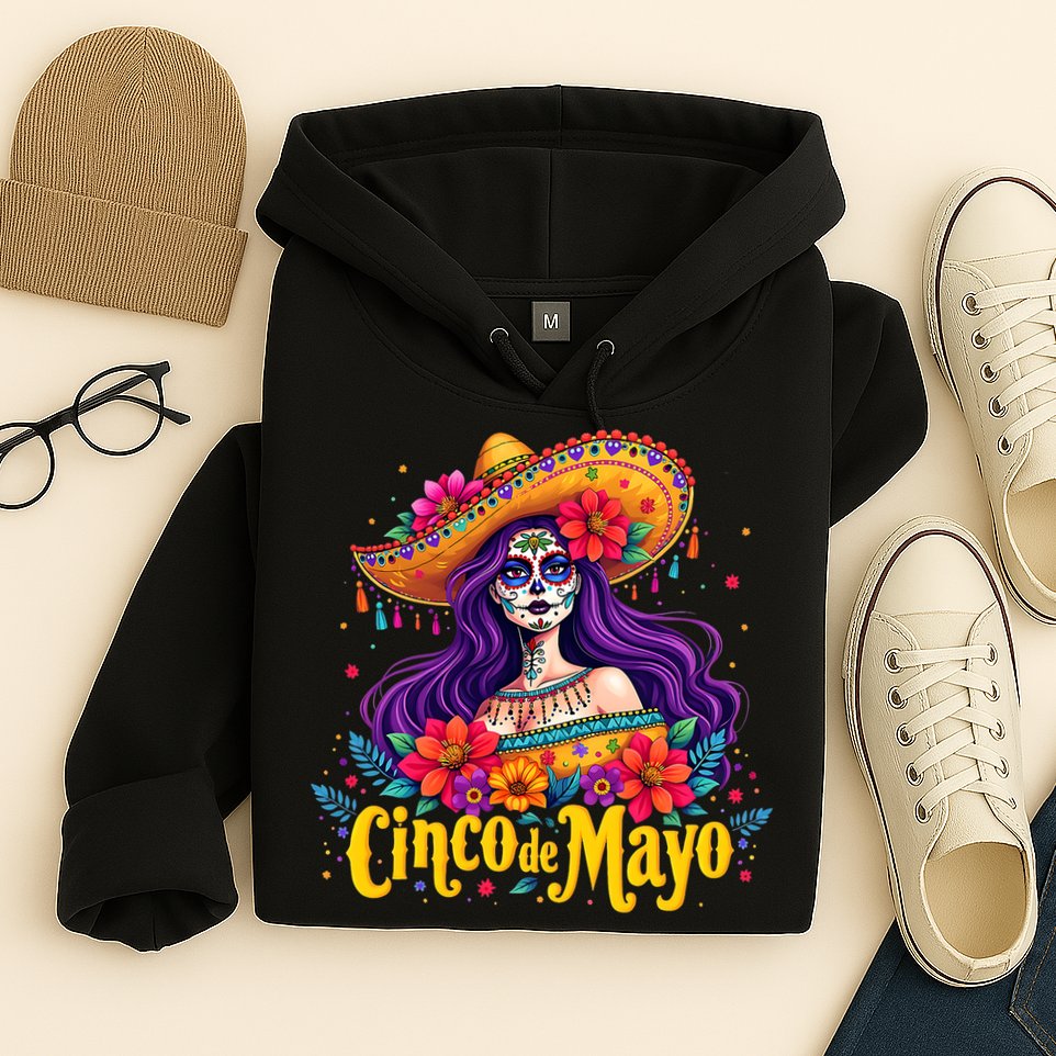 Cinco De Mayo 2025 Mexican Fiesta 5 De Mayo Girl Women Hoodie