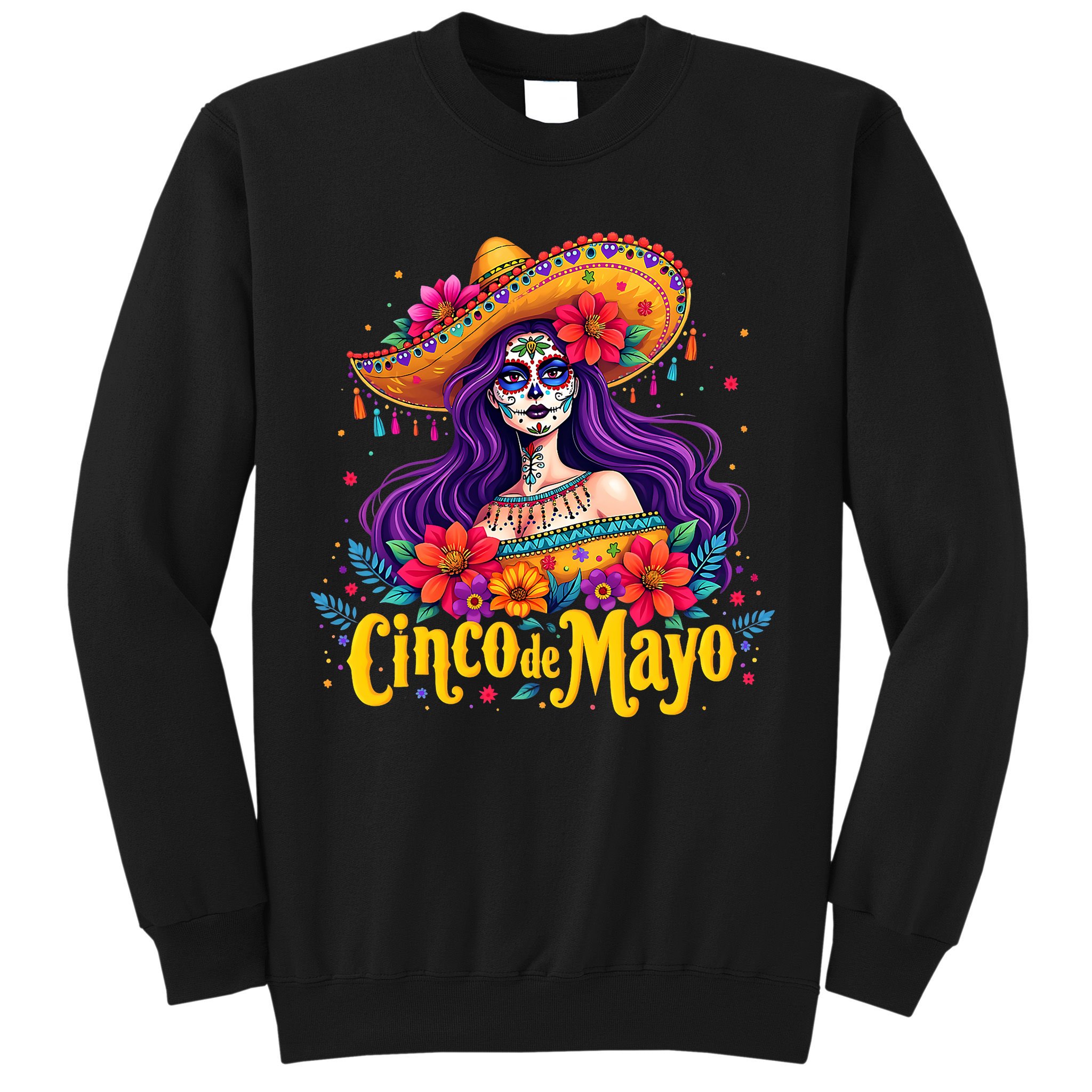 Cinco De Mayo 2025 Mexican Fiesta 5 De Mayo Girl Women Sweatshirt