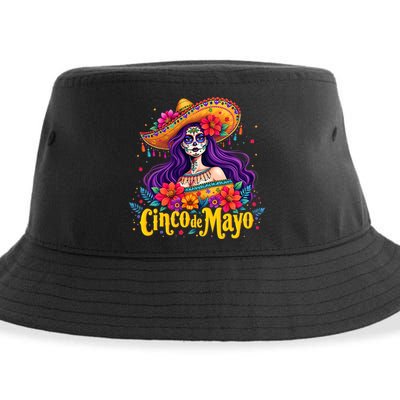 Cinco De Mayo 2025 Mexican Fiesta 5 De Mayo Girl Women Sustainable Bucket Hat