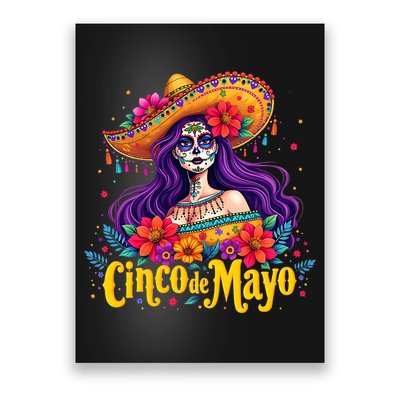 Cinco De Mayo 2025 Mexican Fiesta 5 De Mayo Girl Women Poster