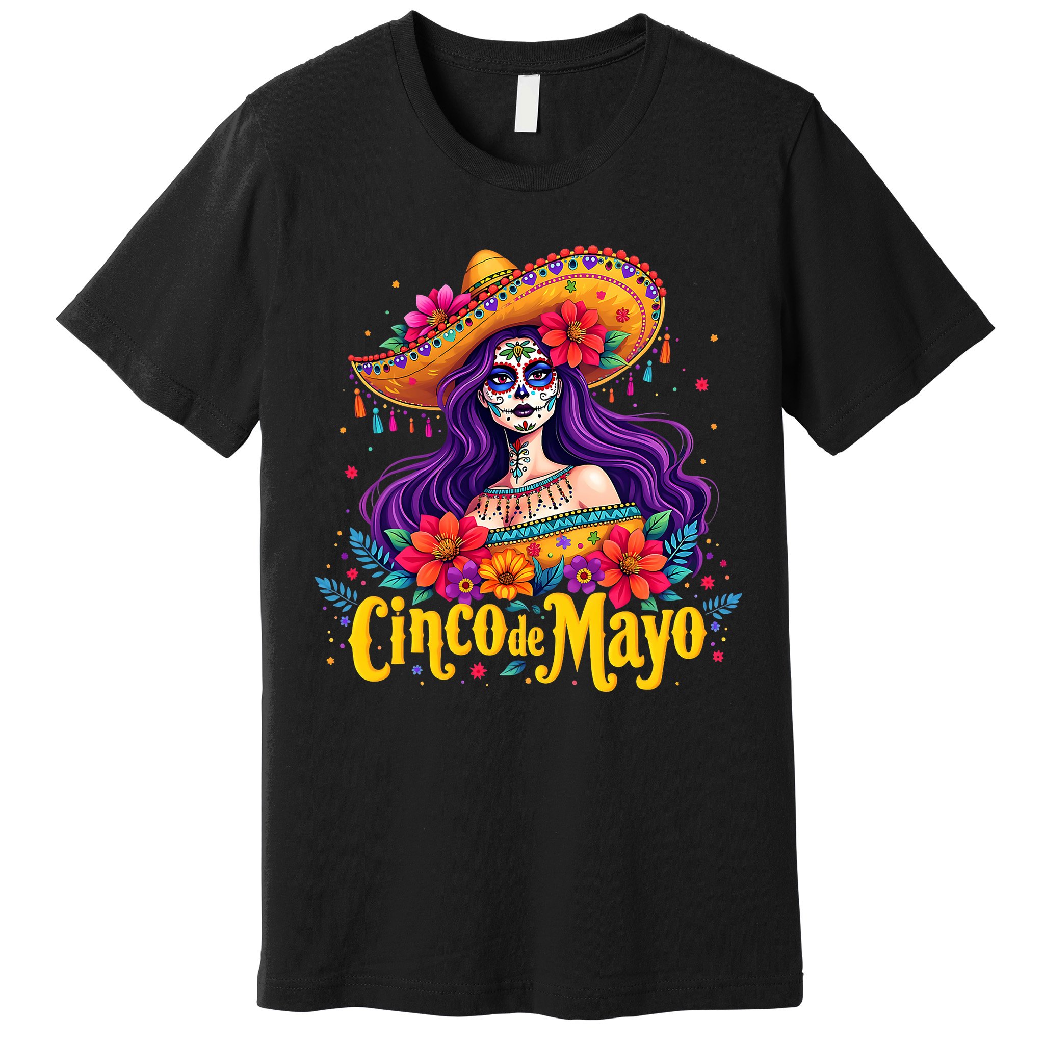 Cinco De Mayo 2025 Mexican Fiesta 5 De Mayo Girl Women Premium T-Shirt