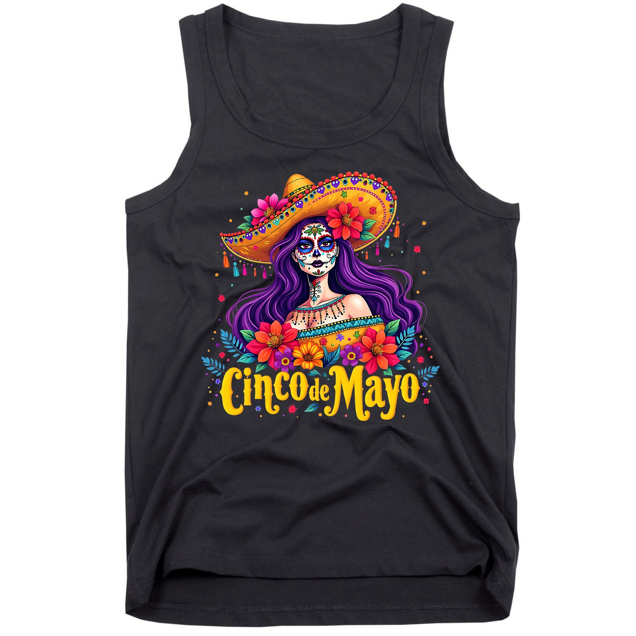 Cinco De Mayo 2025 Mexican Fiesta 5 De Mayo Girl Women Tank Top