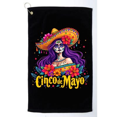 Cinco De Mayo 2025 Mexican Fiesta 5 De Mayo Girl Women Golf Towel