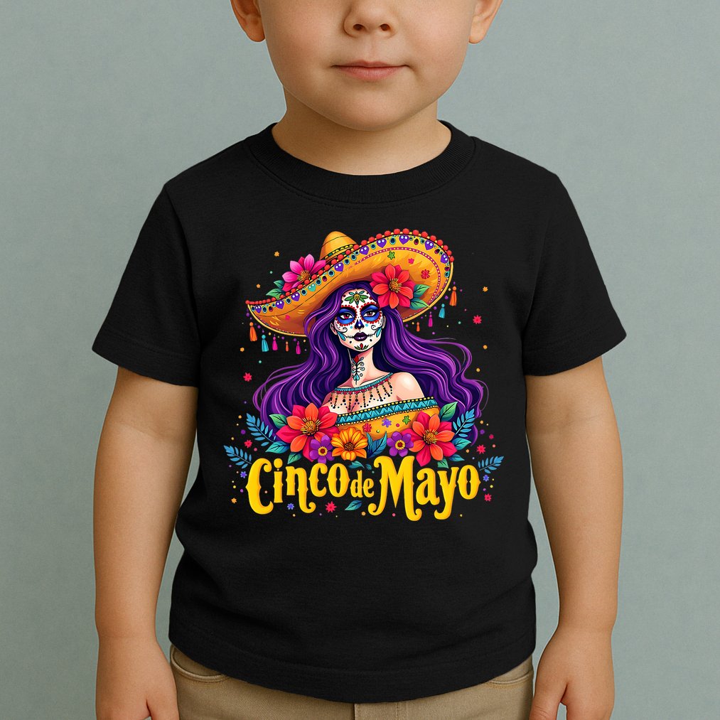 Cinco De Mayo 2025 Mexican Fiesta 5 De Mayo Girl Women Toddler T-Shirt