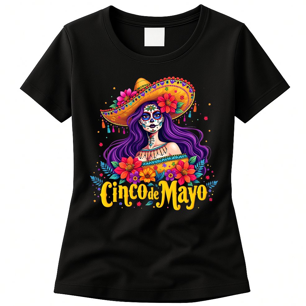 Cinco De Mayo 2025 Mexican Fiesta 5 De Mayo Girl Women Womens T-Shirt