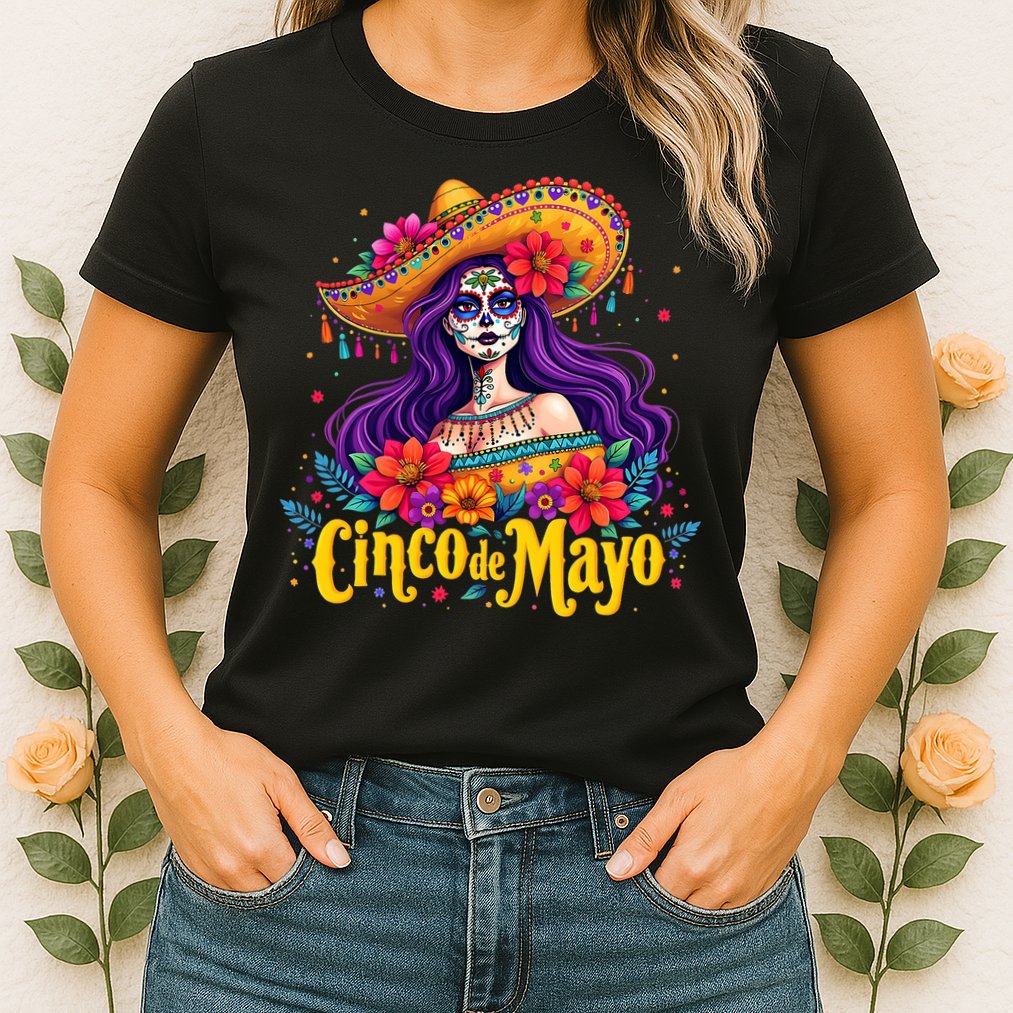 Cinco De Mayo 2025 Mexican Fiesta 5 De Mayo Girl Women Womens T-Shirt