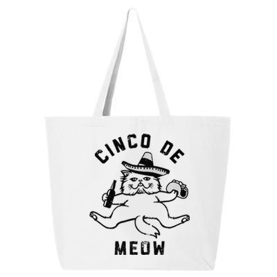 Cinco De Meow Fiesta Mexican Cat Taco Women Funny Gift 25L Jumbo Tote