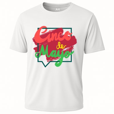Cinco De Mayo Text Celebration Performance Shirt