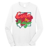 Cinco De Mayo Text Celebration Long Sleeve Shirt