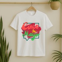 Cinco De Mayo Text Celebration T-Shirt