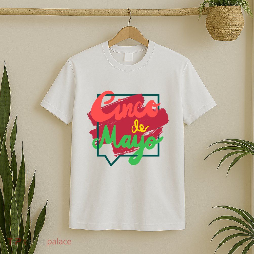 Cinco De Mayo Text Celebration T-Shirt