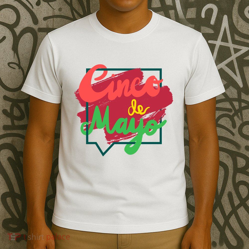 Cinco De Mayo Text Celebration T-Shirt