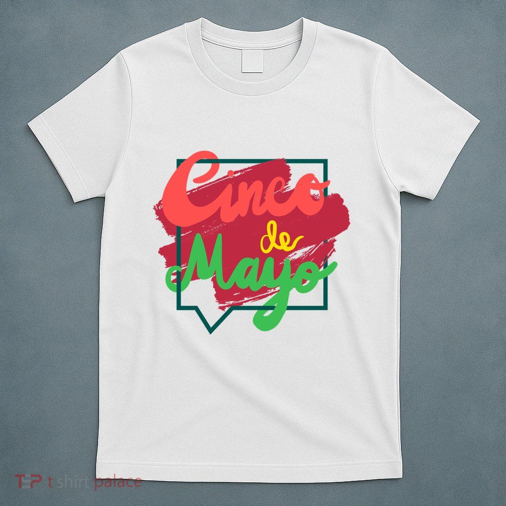 Cinco De Mayo Text Celebration T-Shirt