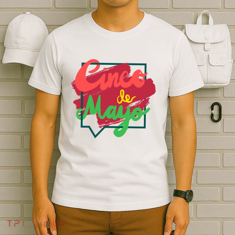 Cinco De Mayo Text Celebration T-Shirt