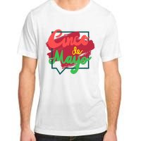 Cinco De Mayo Text Celebration Adult ChromaSoft Performance T-Shirt