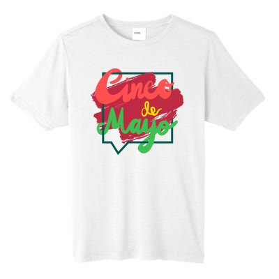 Cinco De Mayo Text Celebration Tall Fusion ChromaSoft Performance T-Shirt