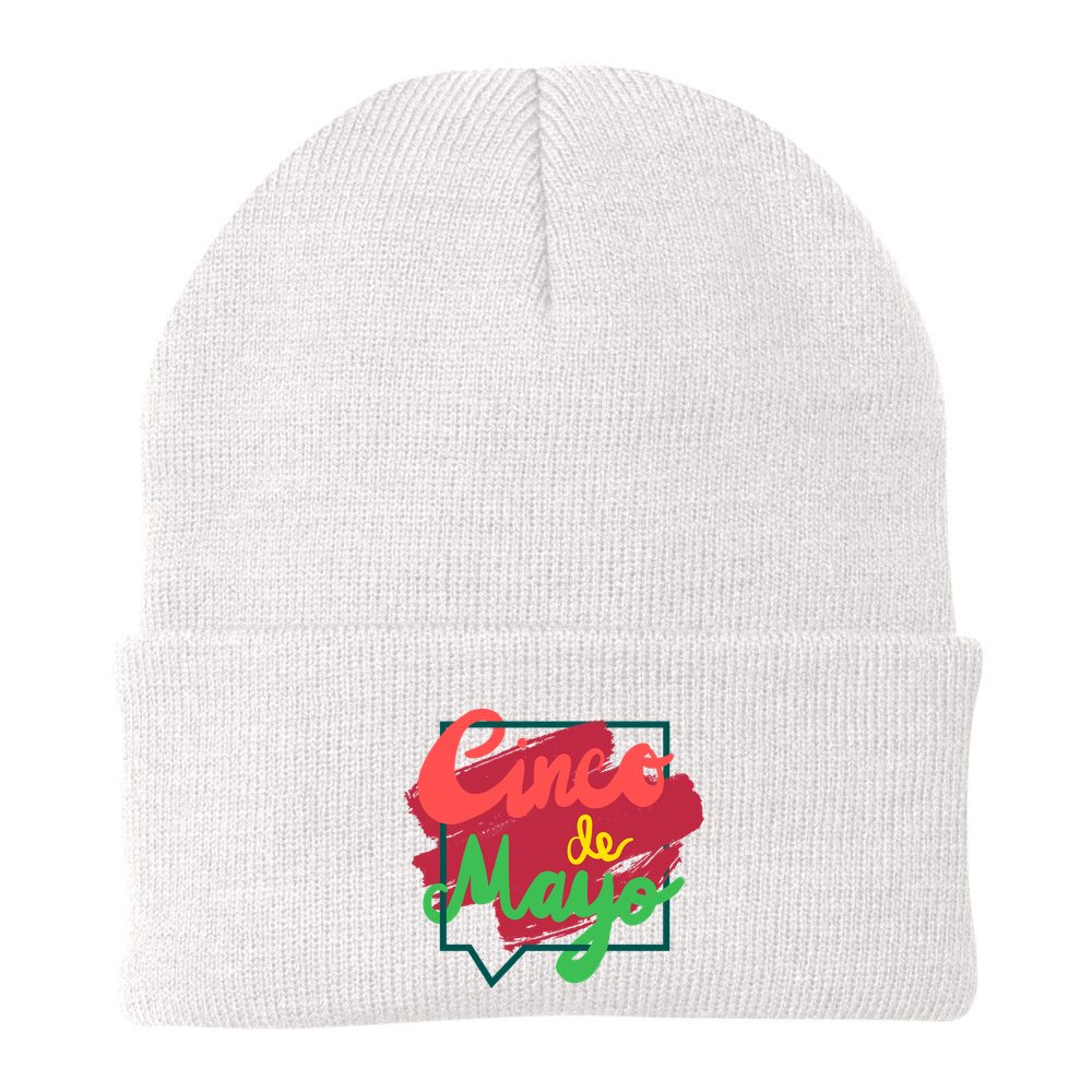 Cinco De Mayo Text Celebration Beanie