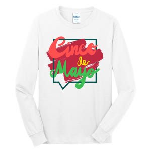 Cinco De Mayo Text Celebration Tall Long Sleeve T-Shirt