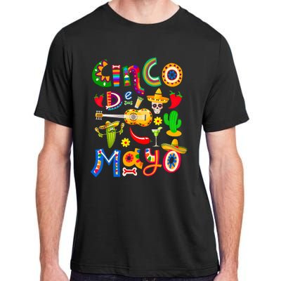 Cinco De Mayo Mexican Fiesta 5 De Mayo Adult ChromaSoft Performance T-Shirt