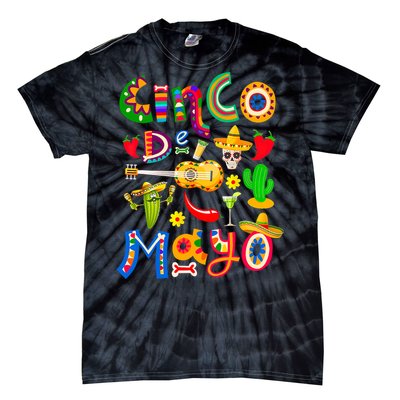 Cinco De Mayo Mexican Fiesta 5 De Mayo Tie-Dye T-Shirt