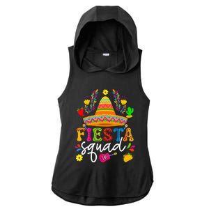 Cinco De Mayo Fiesta Squad Mexican Party Cinco De Mayo Party Ladies PosiCharge Tri-Blend Wicking Draft Hoodie Tank