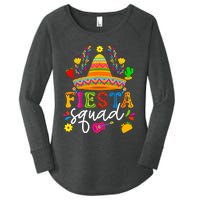 Cinco De Mayo Fiesta Squad Mexican Party Cinco De Mayo Party Women's Perfect Tri Tunic Long Sleeve Shirt