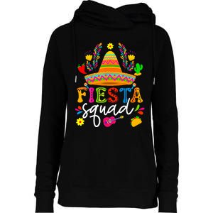 Cinco De Mayo Fiesta Squad Mexican Party Cinco De Mayo Party Womens Funnel Neck Pullover Hood