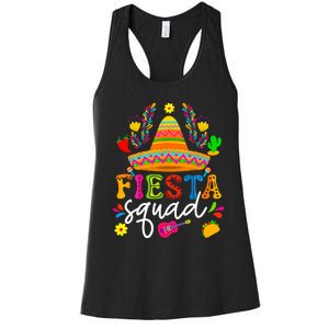 Cinco De Mayo Fiesta Squad Mexican Party Cinco De Mayo Party Women's Racerback Tank